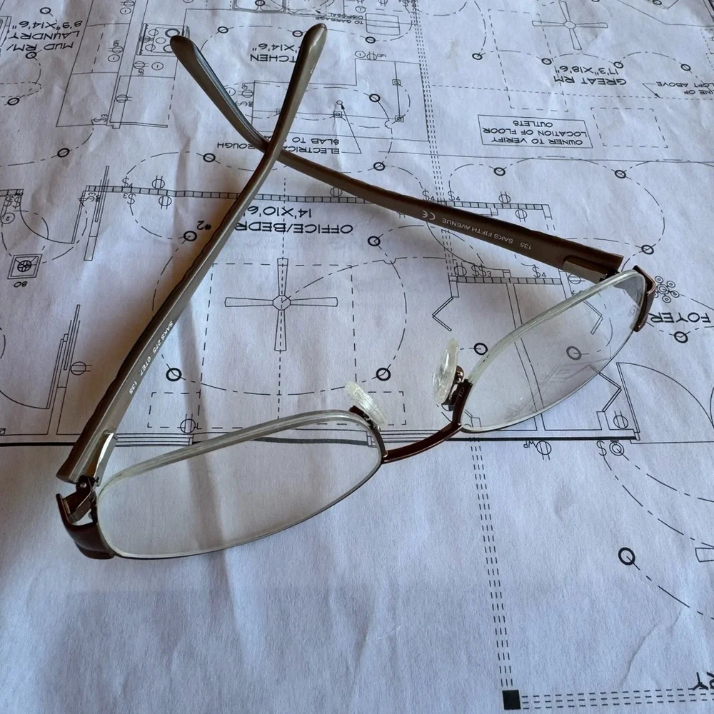 Saks Fifth Avenue‎ Eye Frames 275 OTE7 135